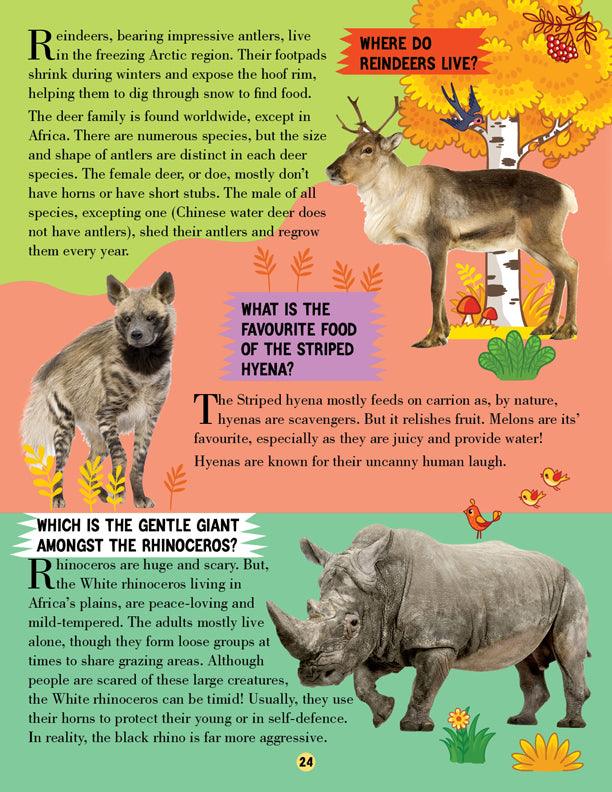 Dreamland Animal World Children Encyclopedia - All About Trivia Questions and Answers - A Reference Book For Kids (English)