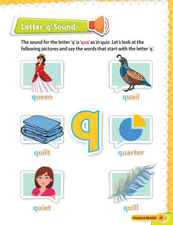 Dreamland Phonics Reader 1 - Alphabet Sounds, A to Z - An Early Learning Book For Kids (English)