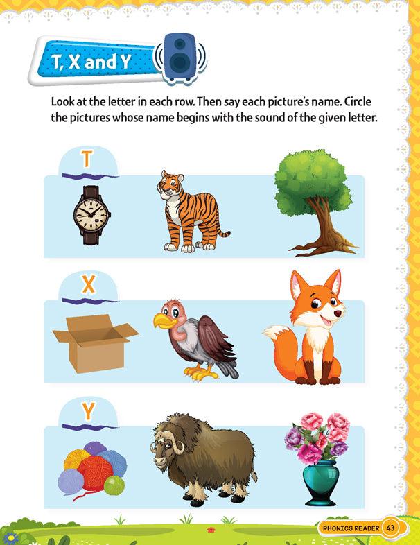 Dreamland Phonics Reader 1 - Alphabet Sounds, A to Z - An Early Learning Book For Kids (English)