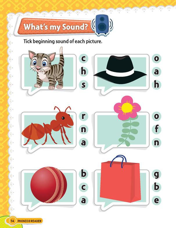 Dreamland Phonics Reader 1 - Alphabet Sounds, A to Z - An Early Learning Book For Kids (English)