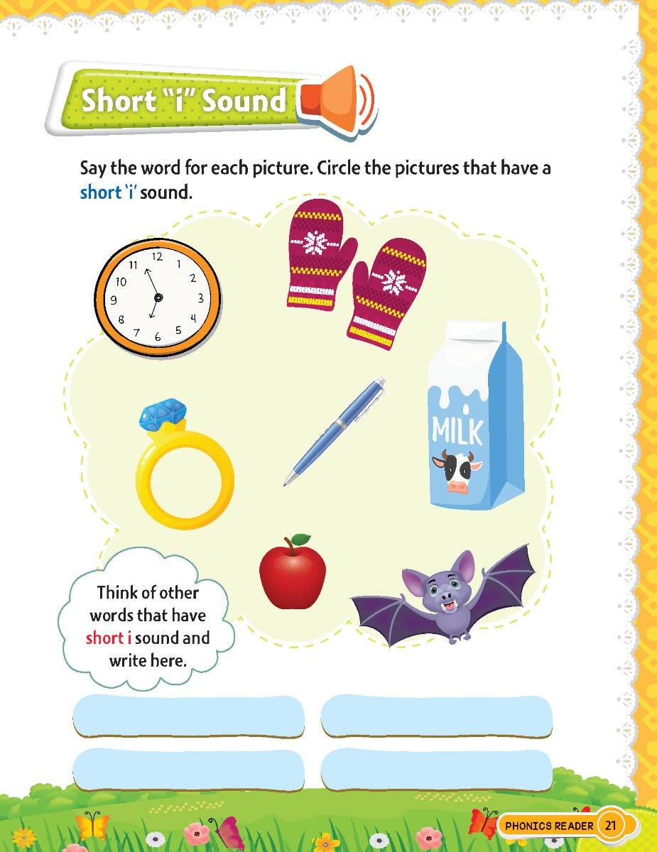 Dreamland Phonics Reader 2 - Short and Long Vowel Sounds - An Early Learning Book For Kids (English)