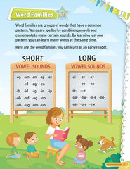 Dreamland Phonics Reader 3 - Word Families Short and Long Vowel Sounds - An Early Learning Book For Kids (English)