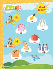 Dreamland Phonics Reader 3 - Word Families Short and Long Vowel Sounds - An Early Learning Book For Kids (English)