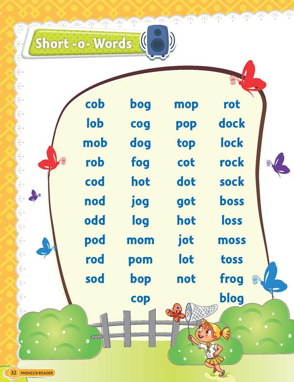 Dreamland Phonics Reader 3 - Word Families Short and Long Vowel Sounds - An Early Learning Book For Kids (English)