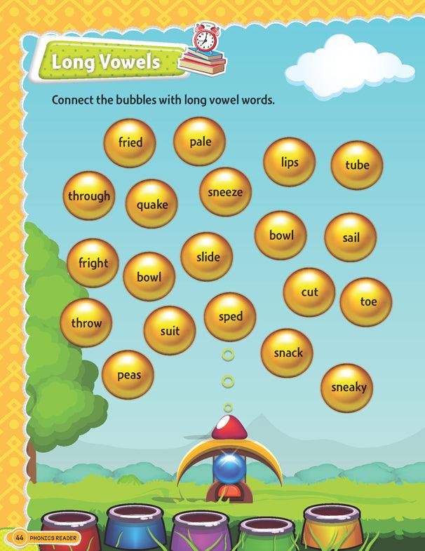 Dreamland Phonics Reader 3 - Word Families Short and Long Vowel Sounds - An Early Learning Book For Kids (English)