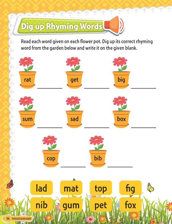 Dreamland Phonics Reader 3 - Word Families Short and Long Vowel Sounds - An Early Learning Book For Kids (English)