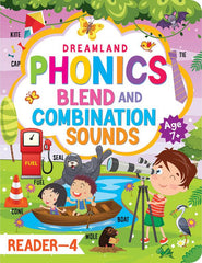 Dreamland Phonics Reader 4 - Blends and Combination Sounds - An Early Learning Book For Kids (English)
