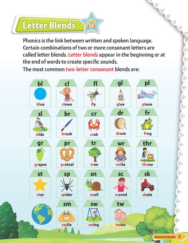 Dreamland Phonics Reader 4 - Blends and Combination Sounds - An Early Learning Book For Kids (English)