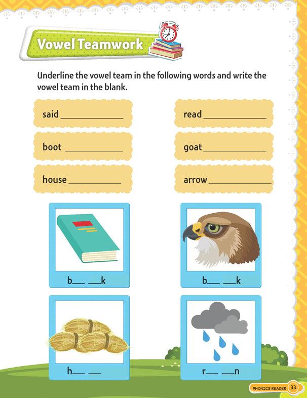Dreamland Phonics Reader 4 - Blends and Combination Sounds - An Early Learning Book For Kids (English)
