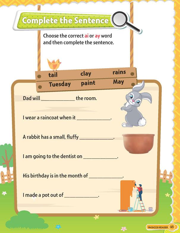 Dreamland Phonics Reader 4 - Blends and Combination Sounds - An Early Learning Book For Kids (English)