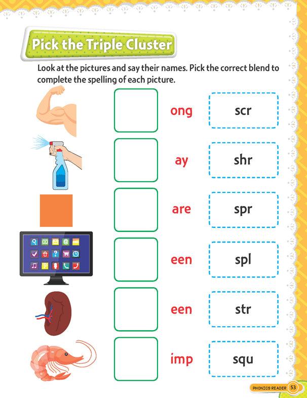 Dreamland Phonics Reader 4 - Blends and Combination Sounds - An Early Learning Book For Kids (English)