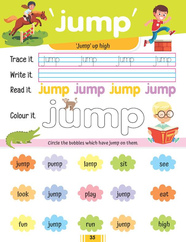 Dreamland Fluency Sentences Book 1 - An Early Learning Book For Kids (English)