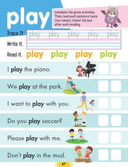 Dreamland Fluency Sentences Book 1 - An Early Learning Book For Kids (English)