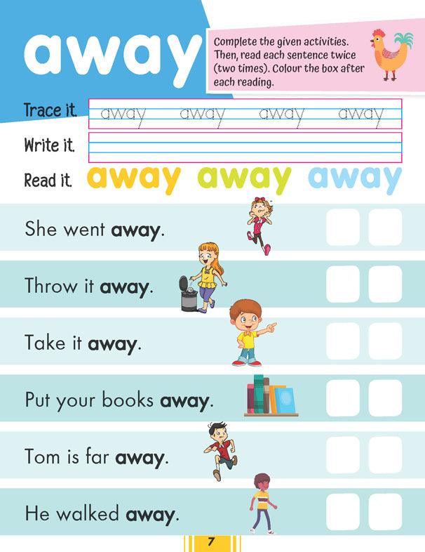 Dreamland Fluency Sentences Book 1 - An Early Learning Book For Kids (English)