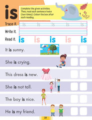 Dreamland Fluency Sentences Book 1 - An Early Learning Book For Kids (English)