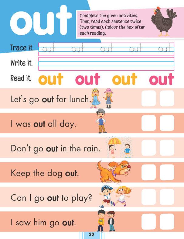 Dreamland Fluency Sentences Book 2 - An Early Learning Book For Kids (English)