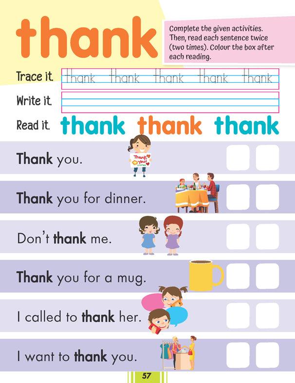 Dreamland Fluency Sentences Book 3 - An Early Learning Book For Kids (English)
