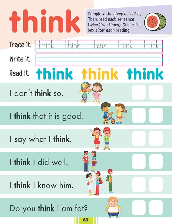 Dreamland Fluency Sentences Book 3 - An Early Learning Book For Kids (English)