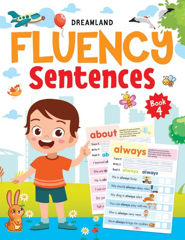 Dreamland Fluency Sentences Book 4 - An Early Learning Book For Kids (English)