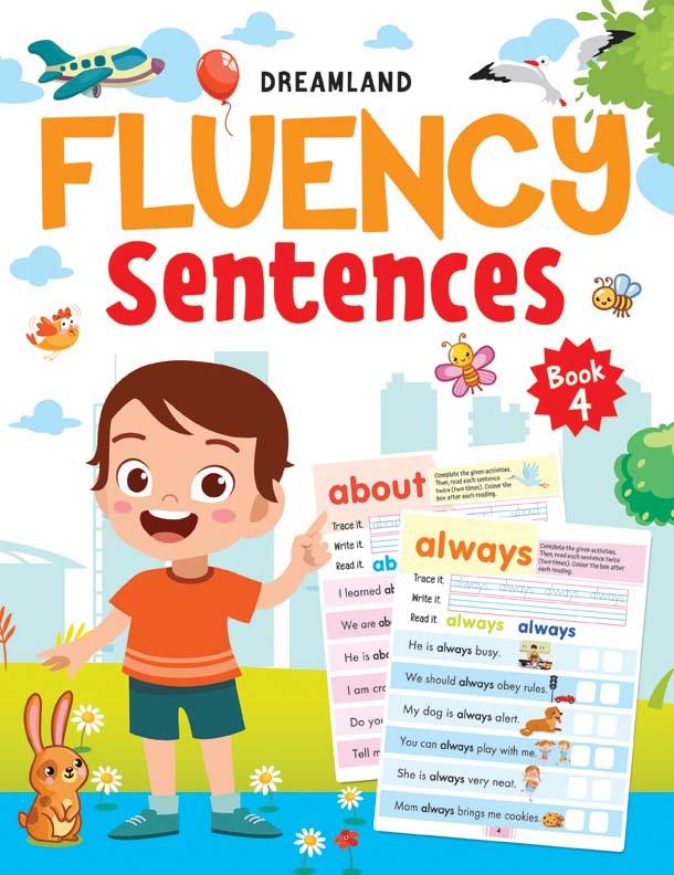 Dreamland Fluency Sentences Book 4 - An Early Learning Book For Kids (English)