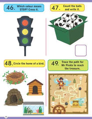 Dreamland Brilliant Brain Activity Book 3 - An Interactive & Activity Book For Kids (English)