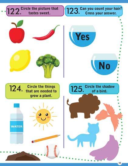 Dreamland Brilliant Brain Activity Book 3 - An Interactive & Activity Book For Kids (English)