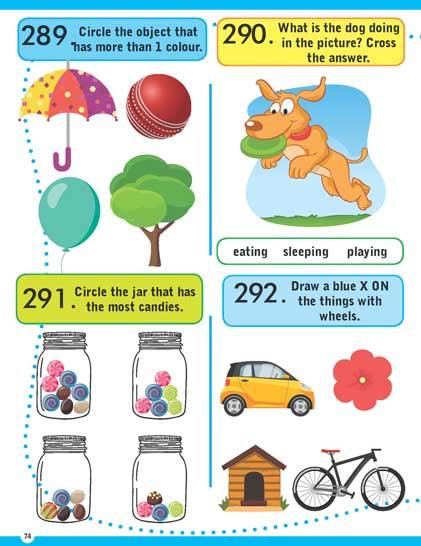 Dreamland Brilliant Brain Activity Book 3 - An Interactive & Activity Book For Kids (English)