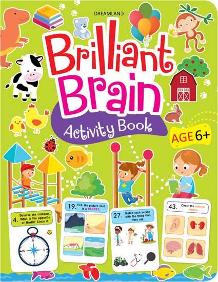 Dreamland Brilliant Brain Activity Book 4 - An Interactive & Activity Book For Kids (English)