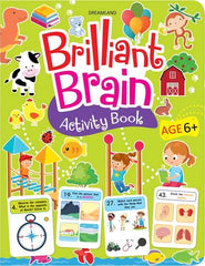 Dreamland Brilliant Brain Activity Book 4 - An Interactive & Activity Book For Kids (English)