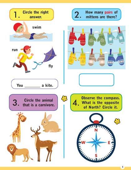 Dreamland Brilliant Brain Activity Book 4 - An Interactive & Activity Book For Kids (English)