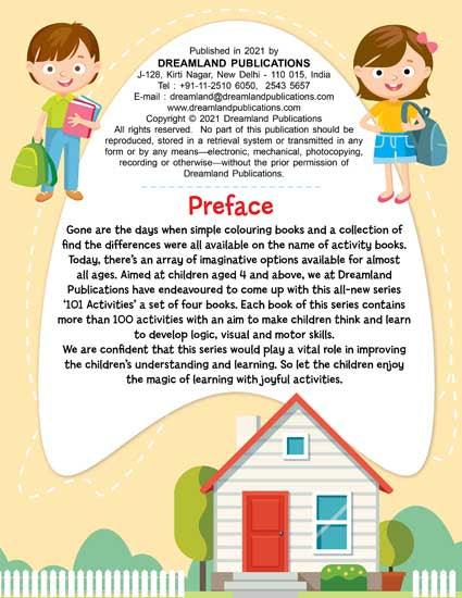 Dreamland 101 Brain Teasers Activity Book - An Interactive & Activity Book For Kids (English)