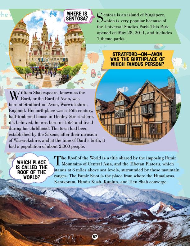Dreamland Amazing Places Encyclopedia - All About Trivia Questions and Answers - A Reference Book For Kids (English)