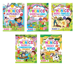 Dreamland Phonics Reader Combo Pack - An Early Learning Book For Kids - Pack Of 5(English)