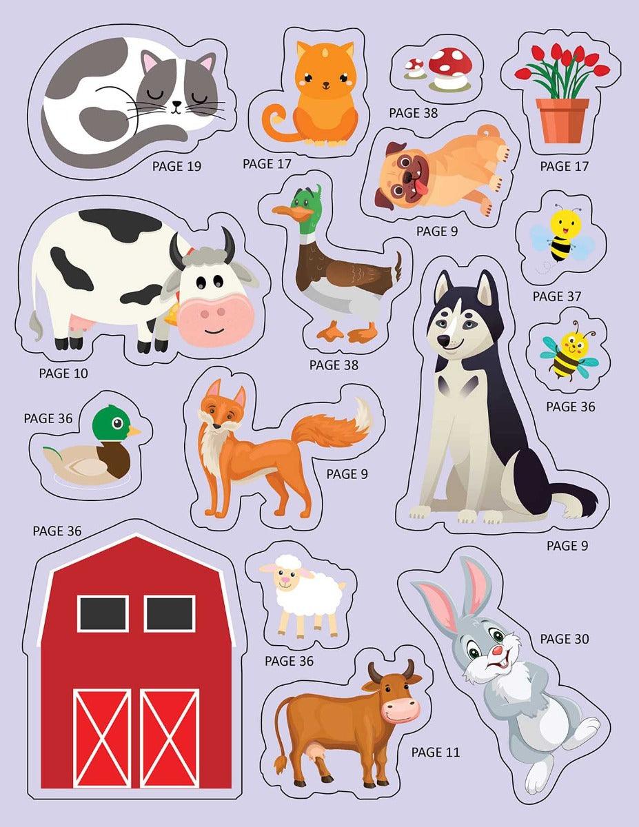 Dreamland Explore the Farm Activity Book with Stickers and 3D Models - An Interactive & Activity Book For Kids (English)