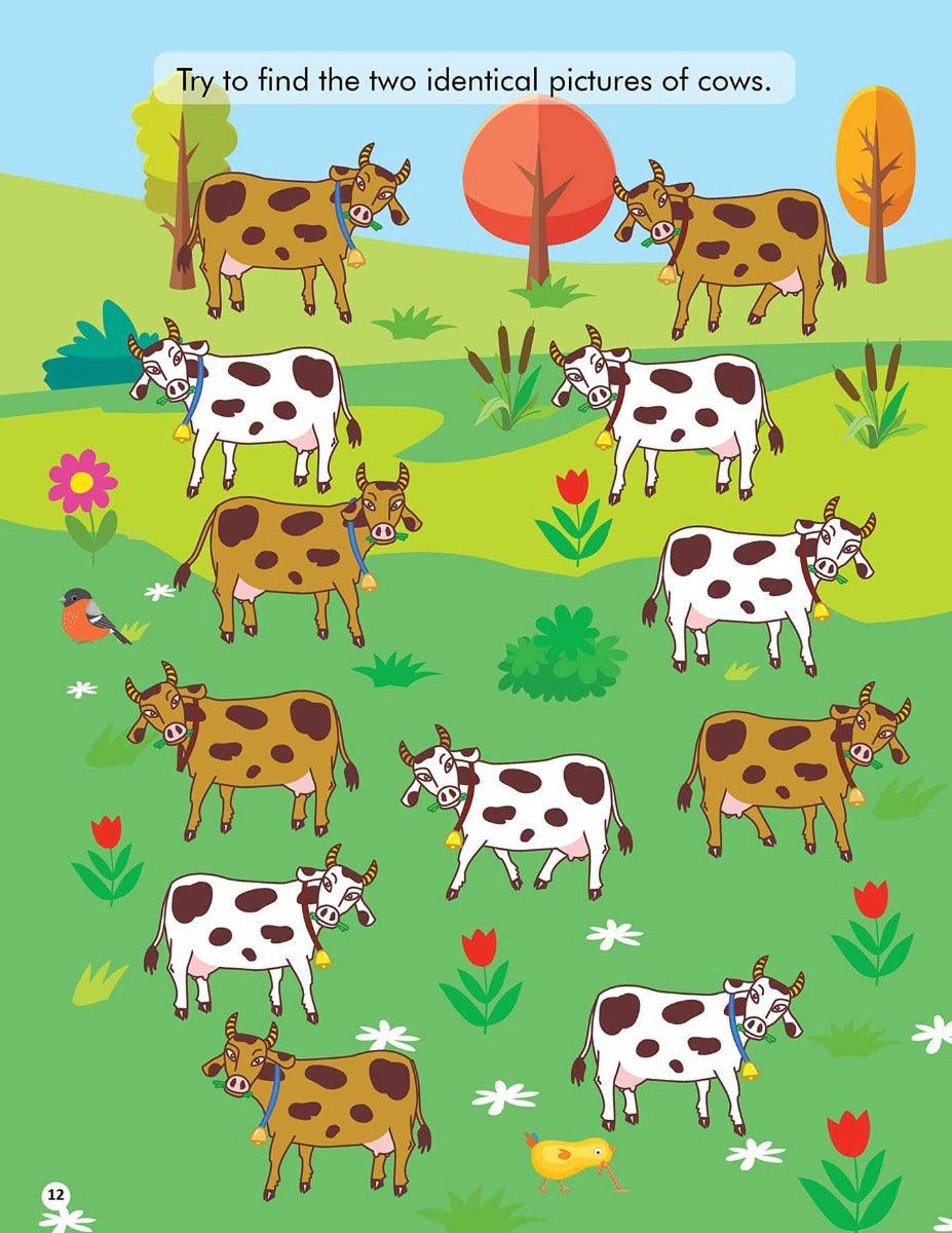 Dreamland Explore the Farm Activity Book with Stickers and 3D Models - An Interactive & Activity Book For Kids (English)