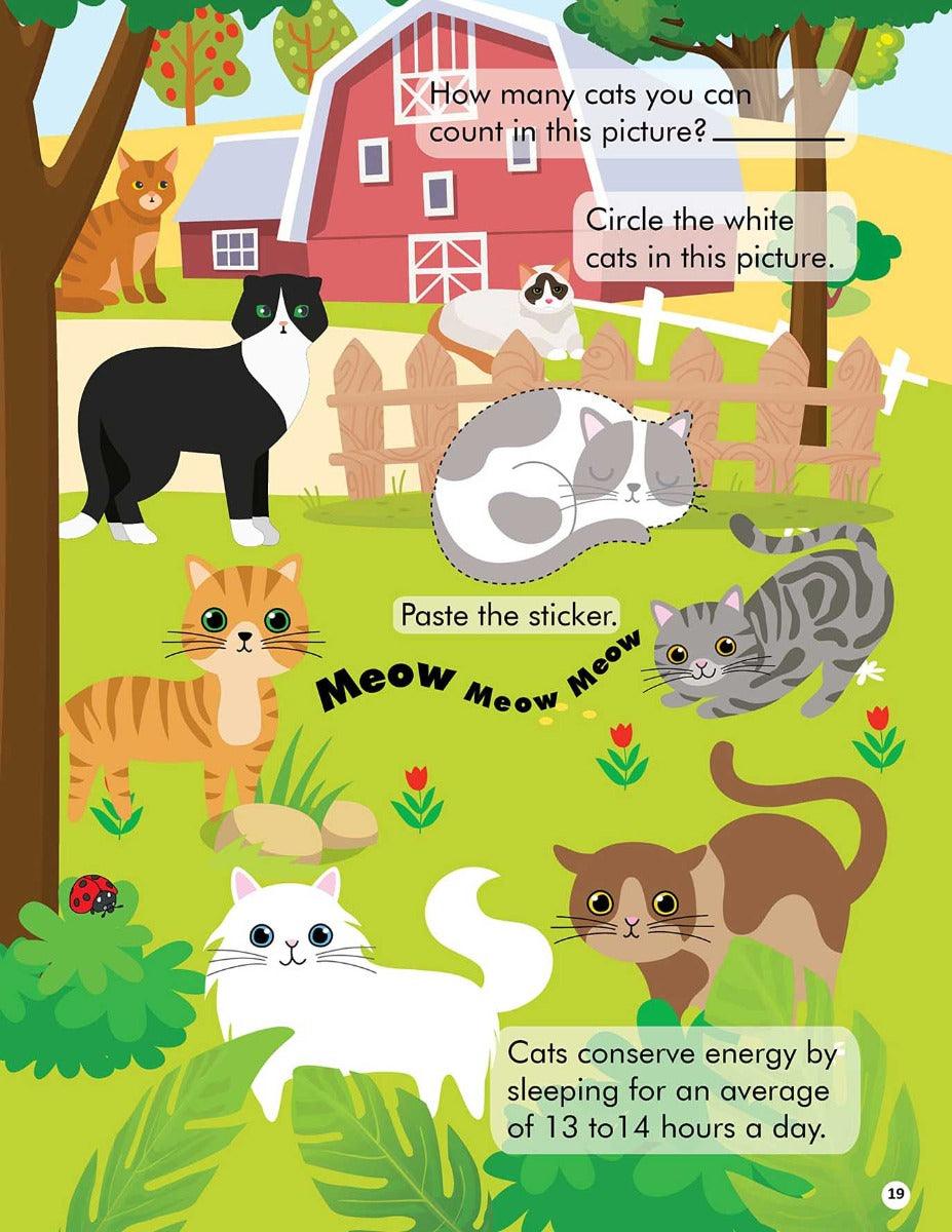 Dreamland Explore the Farm Activity Book with Stickers and 3D Models - An Interactive & Activity Book For Kids (English)