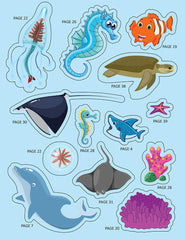 Dreamland Explore the Sea Activity Book with Stickers and 3D Models - An Interactive & Activity Book For Kids (English)