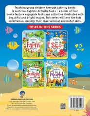 Dreamland Explore the Sea Activity Book with Stickers and 3D Models - An Interactive & Activity Book For Kids (English)