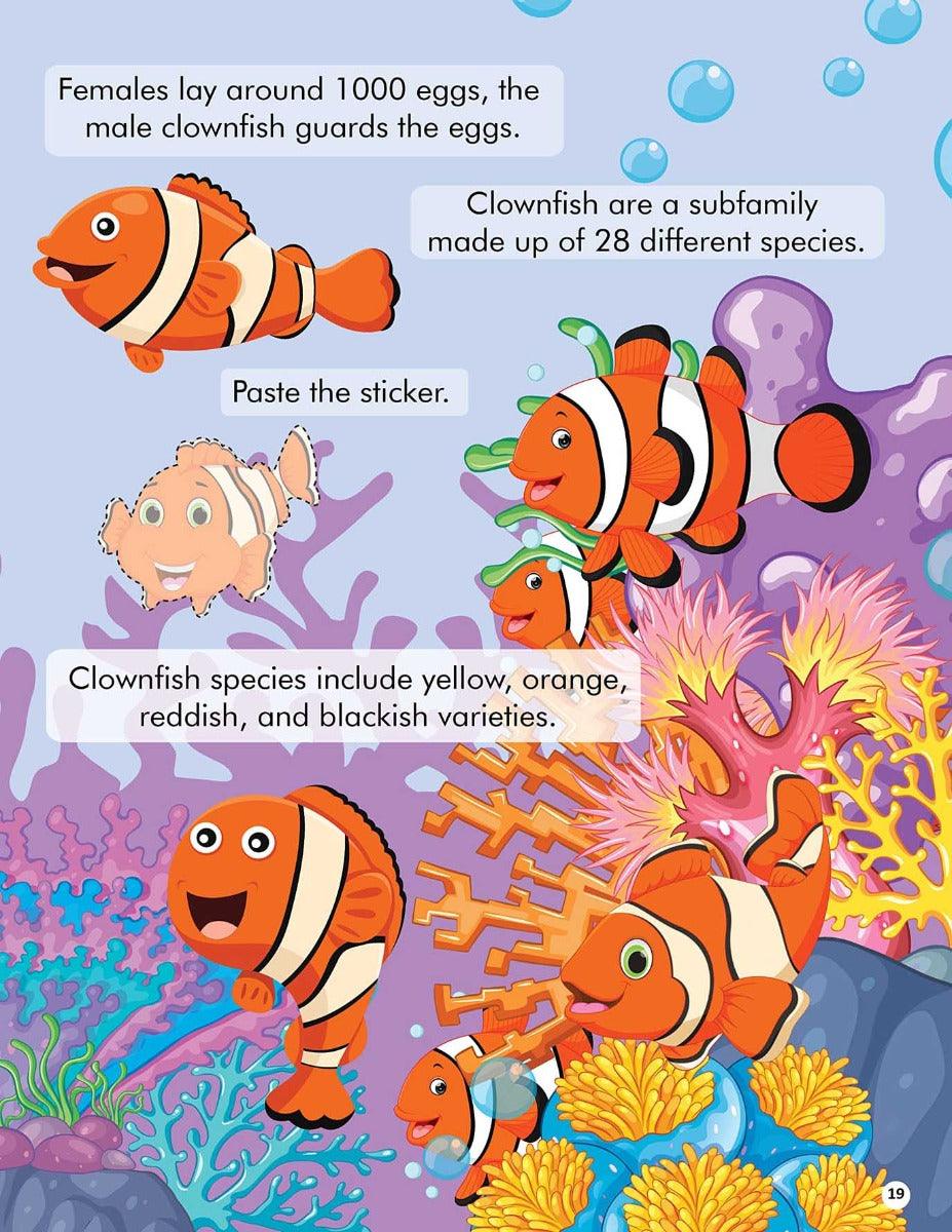 Dreamland Explore the Sea Activity Book with Stickers and 3D Models - An Interactive & Activity Book For Kids (English)