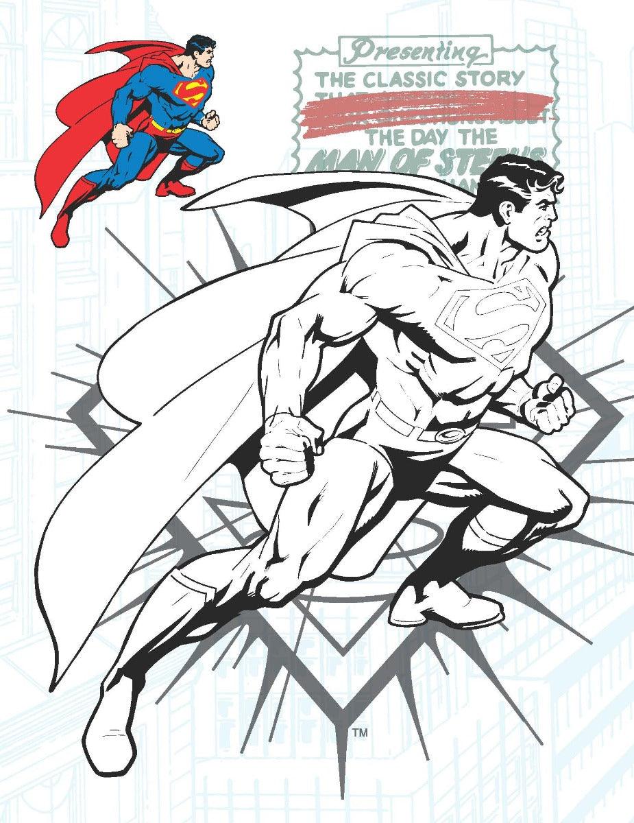 Superman Copy Colouring Book 2 - A Drawing & Activity Book for Kids Ages 2+ (English)