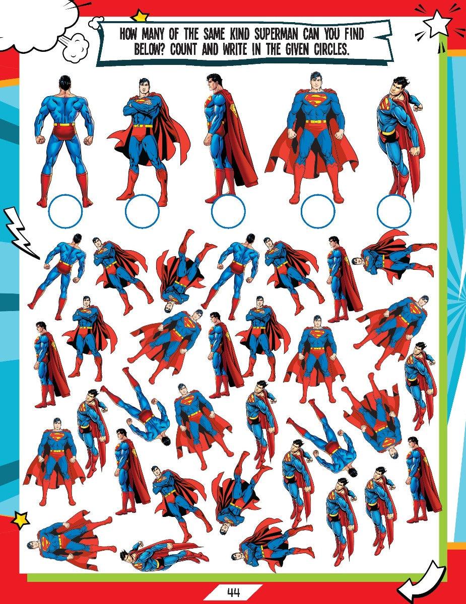 Superman Activity and Colouring Book - A Drawing & Activity Book for Kids Ages 2+ (English)