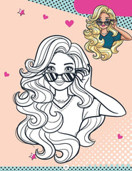 Barbie Copy Colouring Book 5 - A Drawing & Activity Book for Kids Ages 2+ (English)