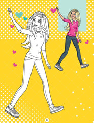 Barbie Copy Colouring Book 5 - A Drawing & Activity Book for Kids Ages 2+ (English)