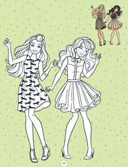 Barbie Copy Colouring Book 5 - A Drawing & Activity Book for Kids Ages 2+ (English)