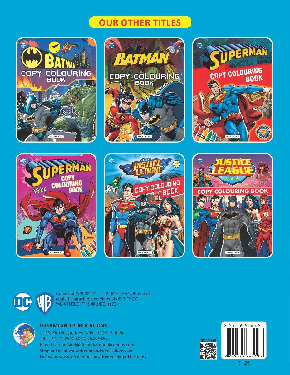 Justice League Copy Colouring Book 1 - A Drawing & Activity Book for Kids Ages 2+ (English)