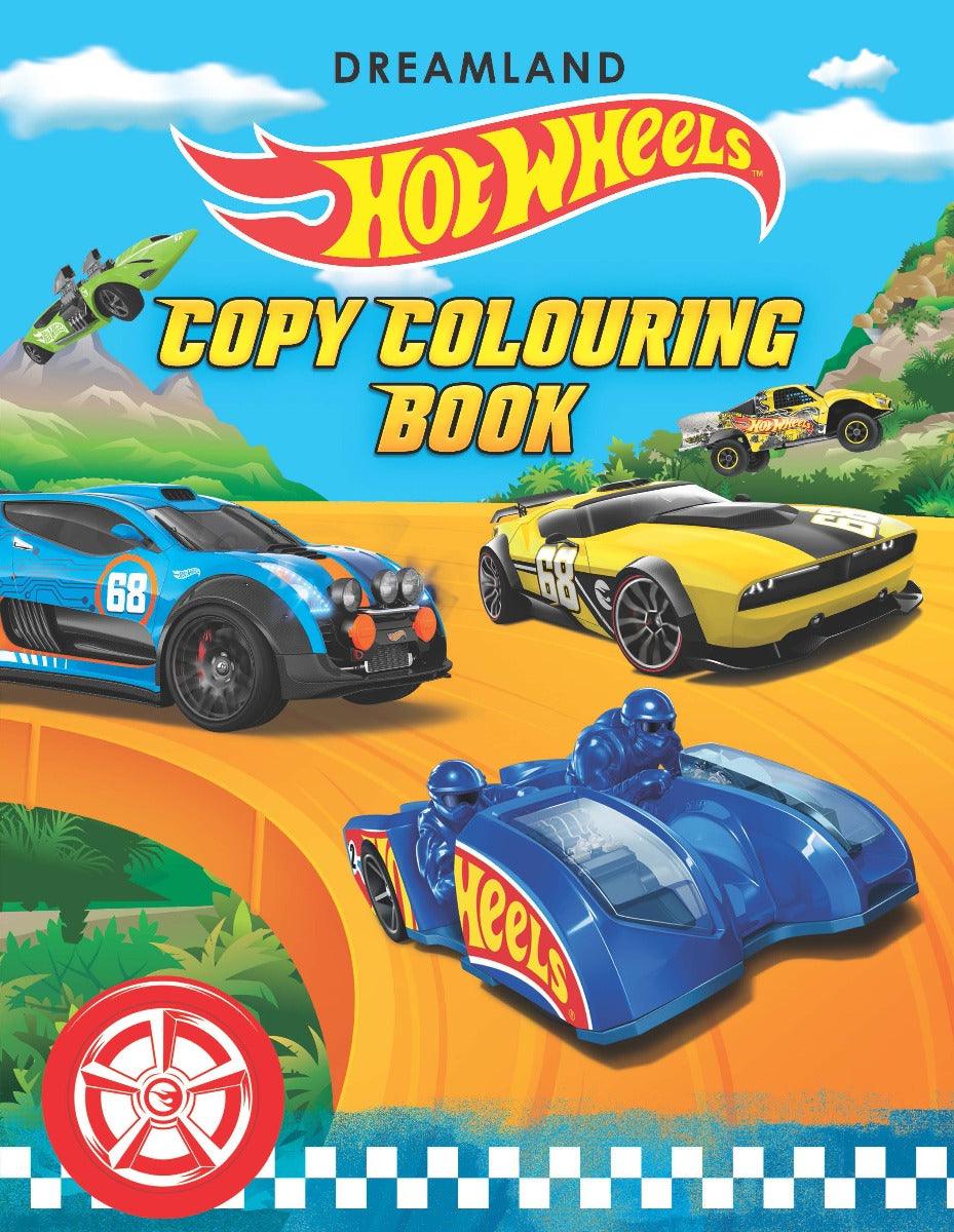 Hot Wheels Copy Colouring Book 1 - A Drawing & Activity Book for Kids Ages 2+ (English)