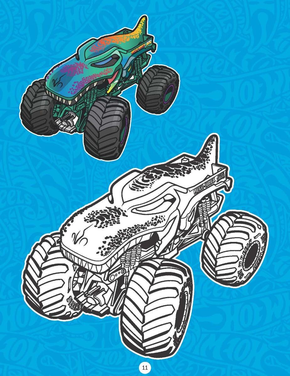 Hot Wheels Copy Colouring Book 1 - A Drawing & Activity Book for Kids Ages 2+ (English)