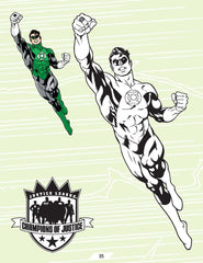Justice League Copy Colouring Book 3 - A Drawing & Activity Book for Kids Ages 2+ (English)