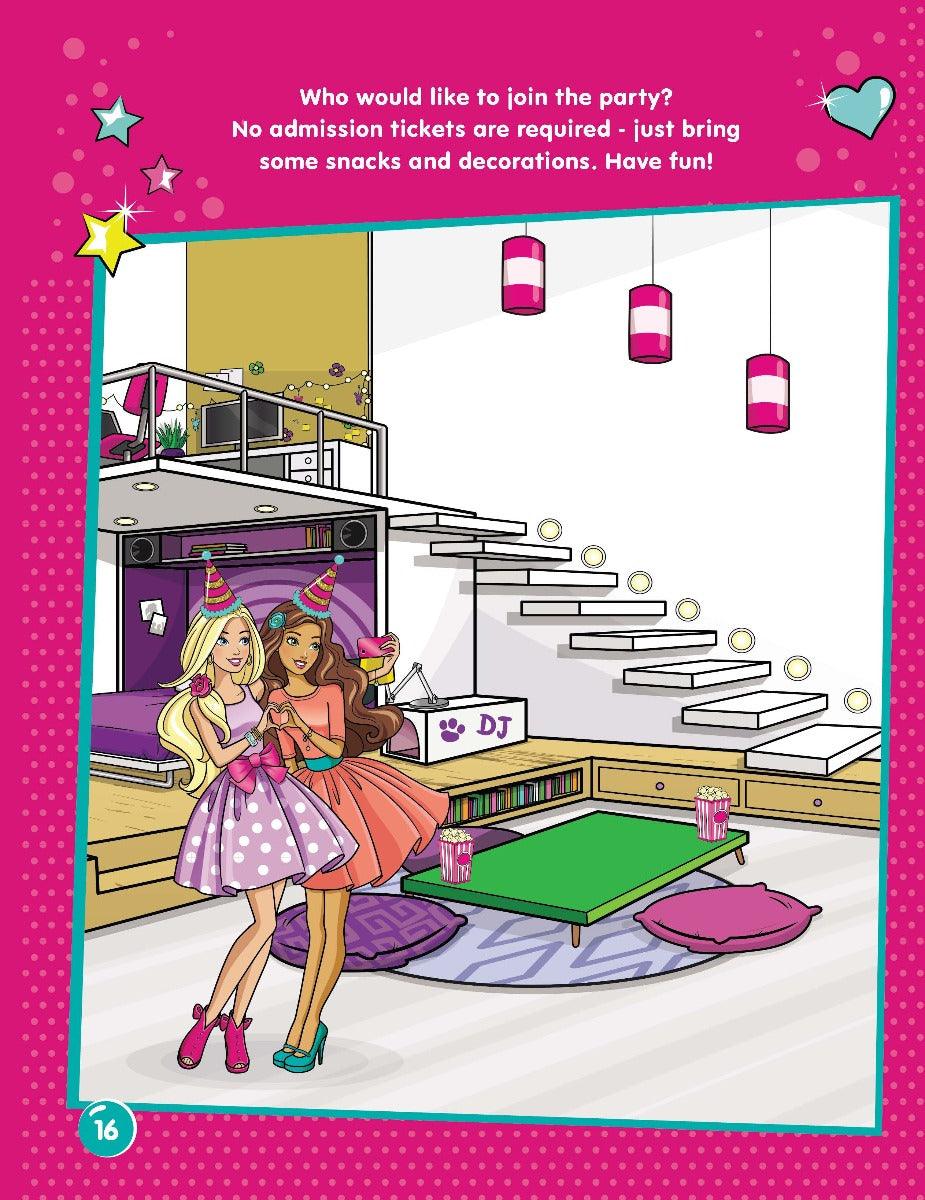 Barbie Dreamhouse Adventures Dream House Decorate with Stickers - An Activity Book for Kids Ages 2+ (English)
