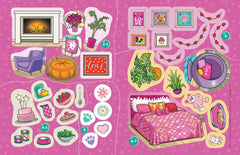 Barbie Dreamhouse Adventures Dream House Decorate with Stickers - An Activity Book for Kids Ages 2+ (English)